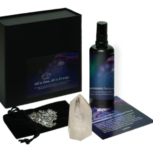 Gift Package OMNIPRESENCE with Clear Quartz Crystal