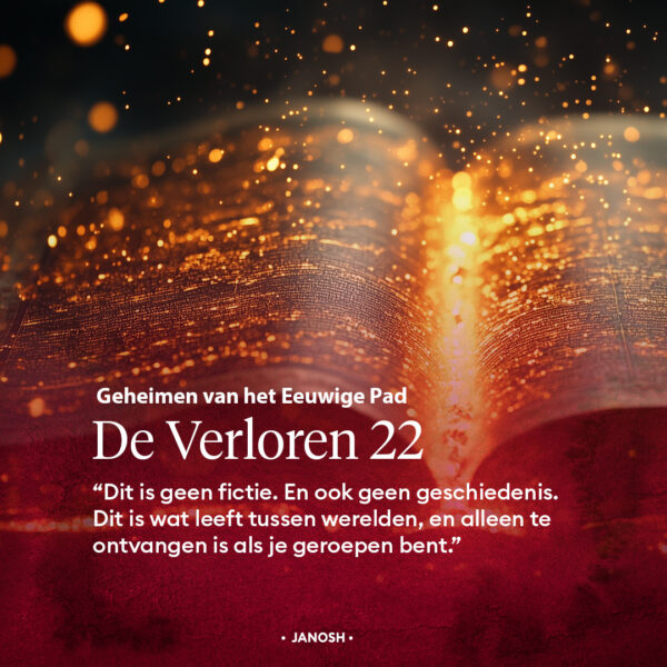 Het boek "De Verloren 22: Geheimen van het Eeuwige Pad" (Nederlandstalig)